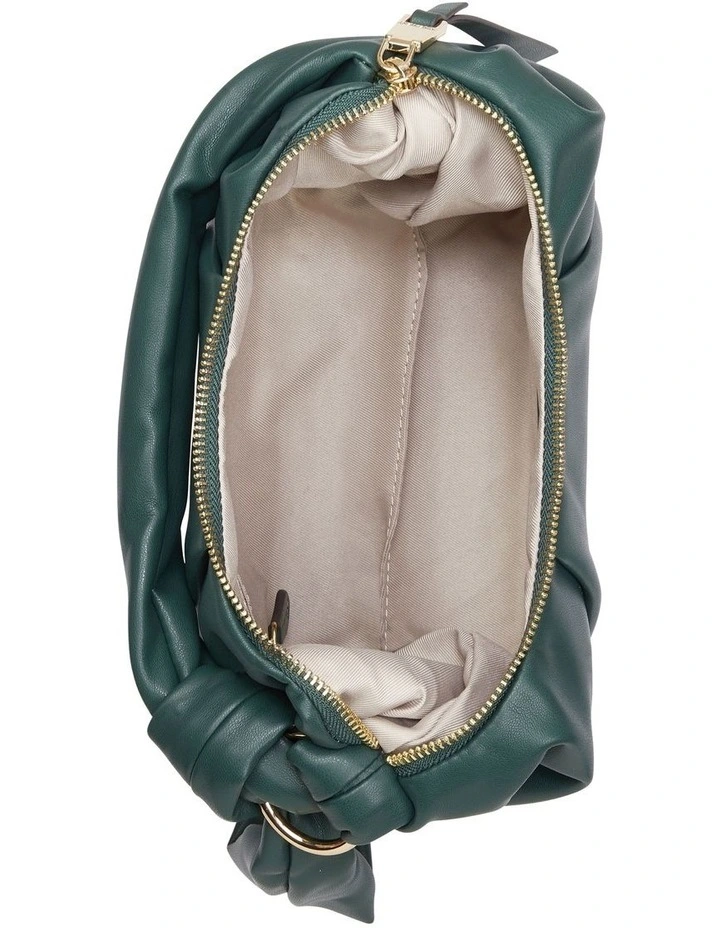 Nine West Doris Zip Top Hobo Bag In Bottle Green 3 Nine West Doris Zip Top Hobo Bag In Bottle Green - Image 3