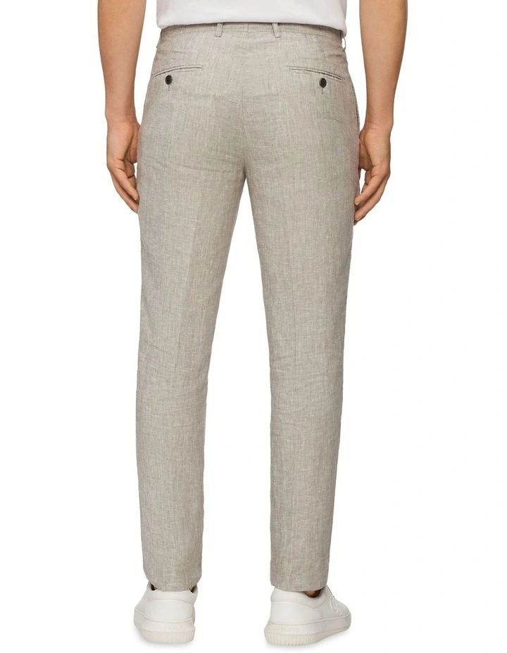 Calvin Klein X-Slim Linen Blend Stretch Suit Pant In Light Grey 2 Calvin Klein X-Slim Linen Blend Stretch Suit Pant In Light Grey - Image 2