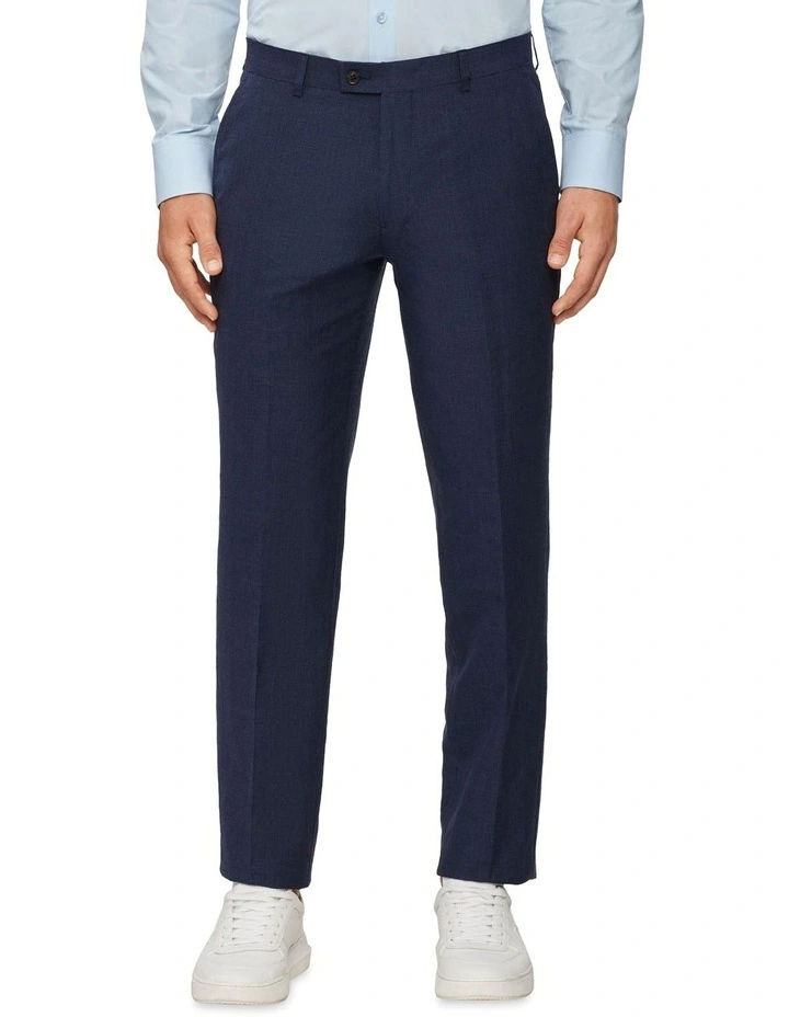 Calvin Klein Slim Puppytooth Suit Pant In Navy 1 Calvin Klein Slim Puppytooth Suit Pant In Navy