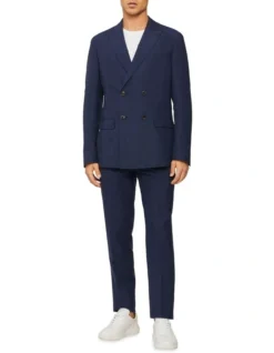 Calvin Klein Slim Puppytooth Suit Pant In Navy 9 Calvin Klein Slim Puppytooth Suit Pant In Navy -Myer Clothing Shop 926777080 5 720x928