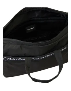 Calvin Klein Recycled Polyester Duffle Bag In Black -Myer Clothing Shop 926887960 3 720x928