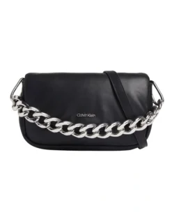 Calvin Klein Faux Leather Crossbody Bag In Black 5 Calvin Klein Faux Leather Crossbody Bag In Black -Myer Clothing Shop 926889310 3 720x928