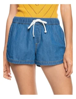 Roxy New Impossible Denim Shorts In Blue