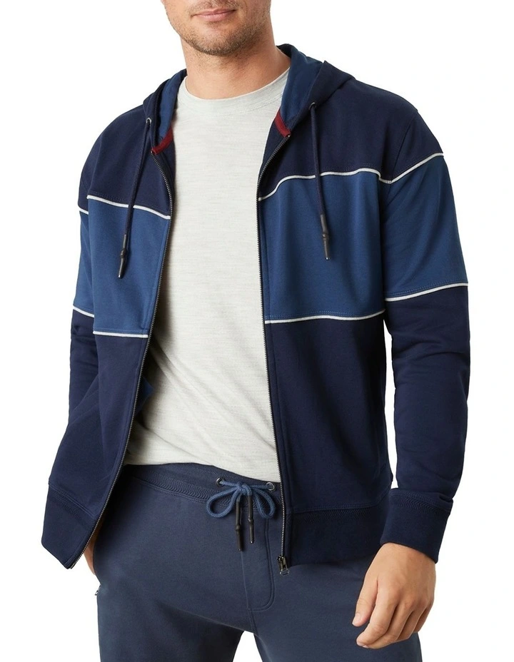 Connary Sweat Hoodie In Denim 1 Connary Sweat Hoodie In Denim