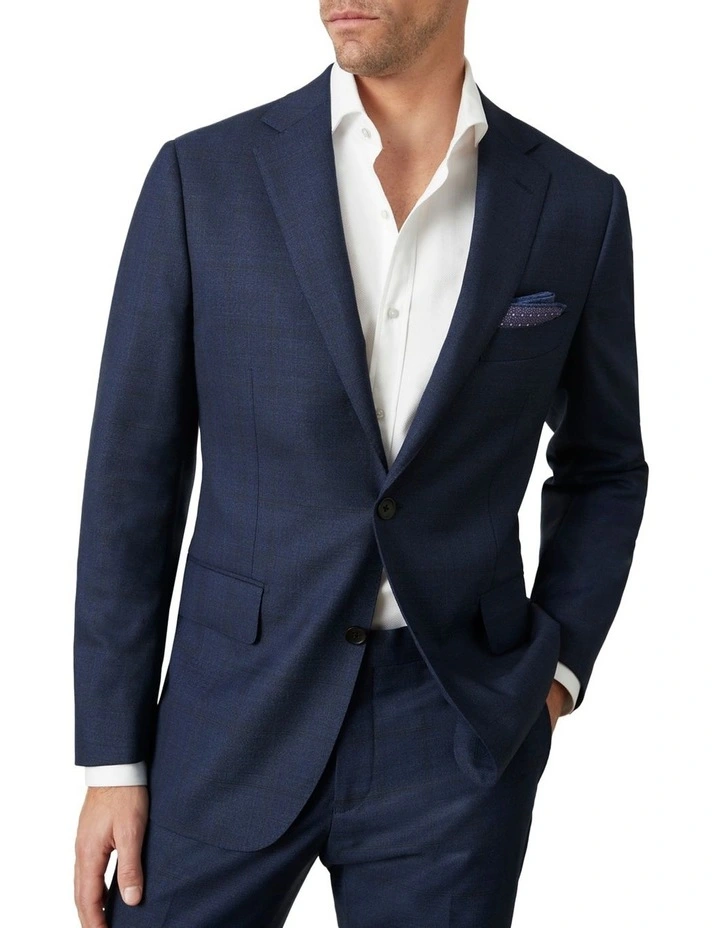 Healesville Jacket Nat Stretch In Blue Brown 1 Healesville Jacket Nat Stretch In Blue Brown