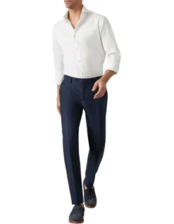 Healesville Trouser Natural Stretch In Blue Brown