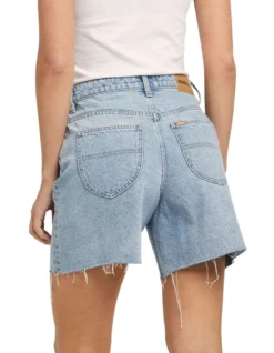 High Wide Short In Vintage Blue -Myer Clothing Shop 927957970 3 720x928