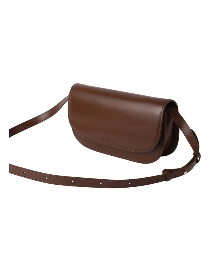 Monique Leather Crossbody Bag In Tan 5 Monique Leather Crossbody Bag In Tan - Image 5