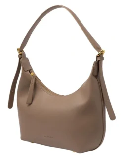 Amina Leather Hobo Bag In Beige 8 Amina Leather Hobo Bag In Beige -Myer Clothing Shop 928239040 4 1 720x928