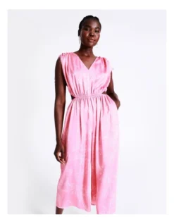 Cut Out Satin Jumpsuit In Fuchsia -Myer Clothing Shop 928302760 3 720x928