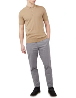 Ben Sherman Signature Knitted Polo In Sand 11 Ben Sherman Signature Knitted Polo In Sand -Myer Clothing Shop 928333090 6 720x928