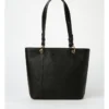 Basque Ajay Zip Top Tote Bag In Black