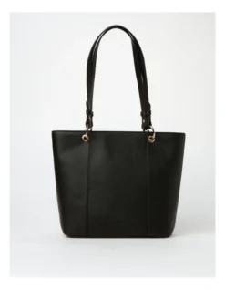 Basque Ajay Zip Top Tote Bag In Black