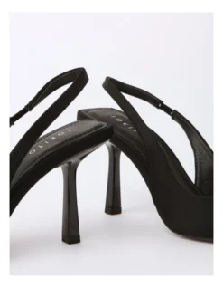 Bliss Black Neosatin Heeled Shoes -Myer Clothing Shop 928361980 5 1 720x928
