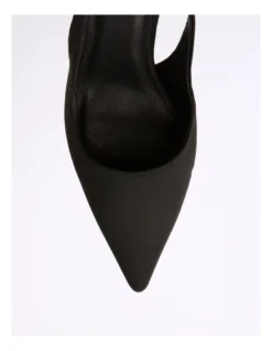 Bliss Black Neosatin Heeled Shoes -Myer Clothing Shop 928361980 7 1 720x928