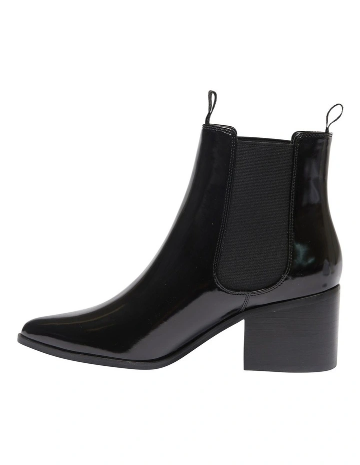 Faller Boots In Black Hi Shine 3 Faller Boots In Black Hi Shine - Image 3