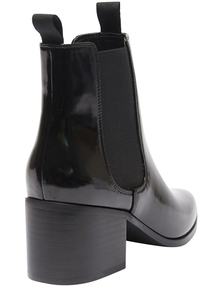 Faller Boots In Black Hi Shine 4 Faller Boots In Black Hi Shine - Image 4