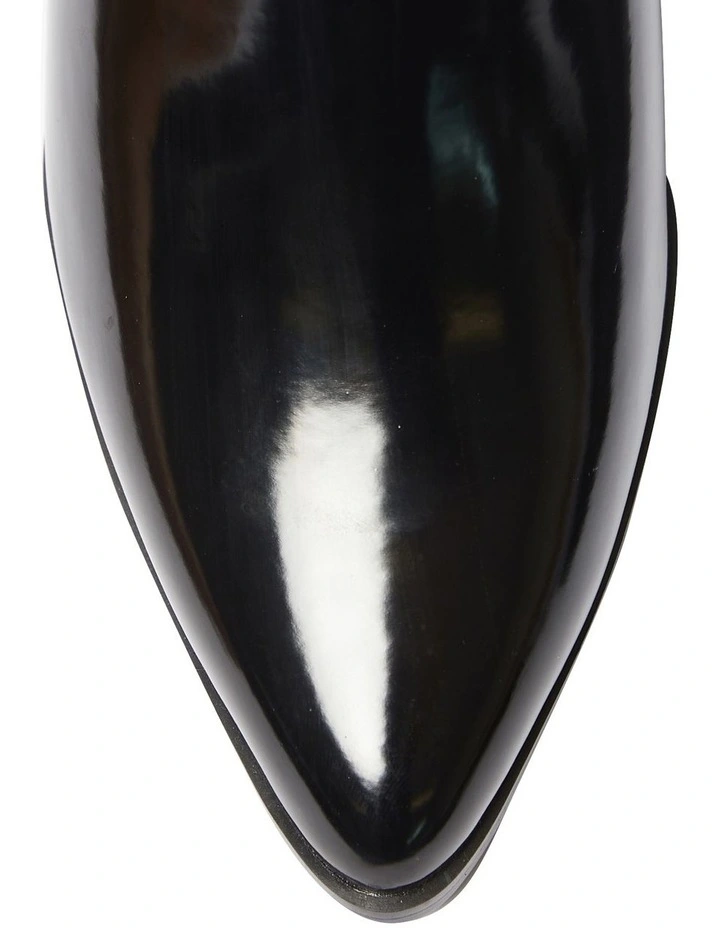 Faller Boots In Black Hi Shine 7 Faller Boots In Black Hi Shine - Image 7