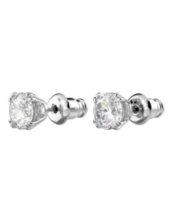 Swarovski Constella Stud Earrings Round Cut Rhodium Plated In White -Myer Clothing Shop 928464040 3 720x928