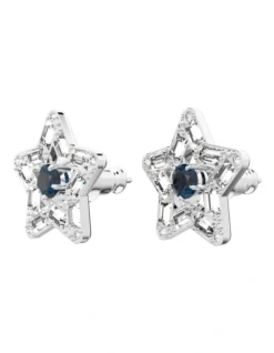Swarovski Stella Stud Earrings Mixed Cuts Star Rhodium Plated In Blue 5 Swarovski Stella Stud Earrings Mixed Cuts Star Rhodium Plated In Blue -Myer Clothing Shop 928465210 3 720x928
