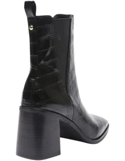 Major Croc Print Boots In Black -Myer Clothing Shop 928522090 4 720x928
