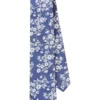 Van Heusen Floral Poly Tie In Blue