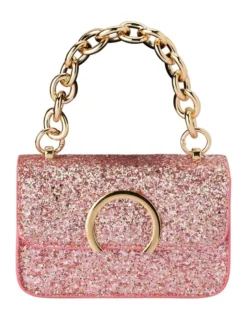 Lidia Top Handle Crossbody Bag In Pink