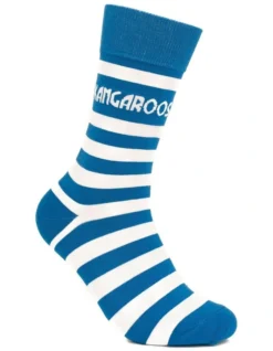 North Melbourne Heritage Stripe 2 Pack Cotton Socks In Blue -Myer Clothing Shop 928578430 3 720x928