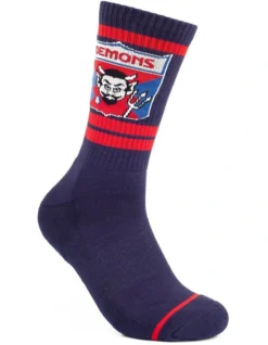 Melbourne Demons Heritage Sneaker Socks 2 Pack Cotton In Navy/Red 6 Melbourne Demons Heritage Sneaker Socks 2 Pack Cotton In Navy/Red -Myer Clothing Shop 928579240 3 720x928