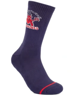 Melbourne Demons Heritage Sneaker Socks 2 Pack Cotton In Navy/Red 7 Melbourne Demons Heritage Sneaker Socks 2 Pack Cotton In Navy/Red -Myer Clothing Shop 928579240 4 720x928
