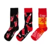 Summer Socks Gift Box 3 Pack In Multi