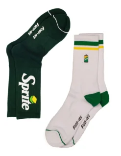 Sprite Sneaker Socks 2 Pack In Multi