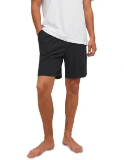 Jack & Jones Basic Sleep Short In Black