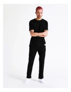 Jack & Jones Basic Short Sleeve Tee And Pants Set In Black -Myer Clothing Shop 928632160 4 720x928