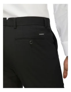 Calvin Klein X-Slim Square Weave Trouser In Black -Myer Clothing Shop 928901080 3 720x928