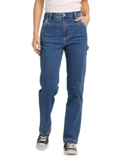 High Straight Long Carpenter In Eternal Blue