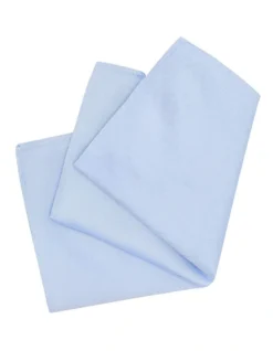 Silk Pocket Square In Blue