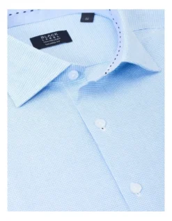 Tailored Long Sleeve Dobby Linen Shirt In Sky 6 Tailored Long Sleeve Dobby Linen Shirt In Sky -Myer Clothing Shop 929030860 3 720x928