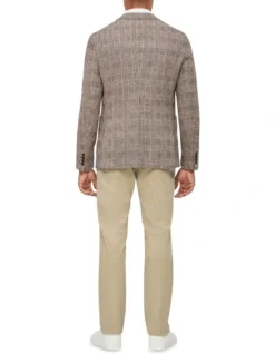 Check Blazer In Chocolate -Myer Clothing Shop 929034640 3 1 720x928