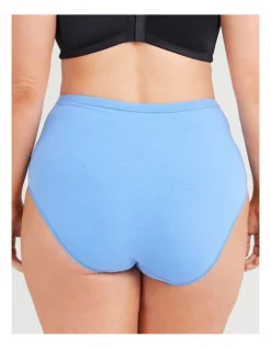 Organic Cotton Lace Briefs 2 Pack In Cornflower/Black -Myer Clothing Shop 929113300 3 720x928