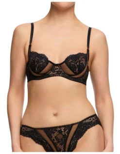 Fauve Underwire Bra In Black