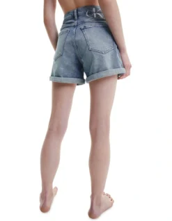 Calvin Klein Jeans Mom Short In Mid Blue -Myer Clothing Shop 929213110 3 720x928