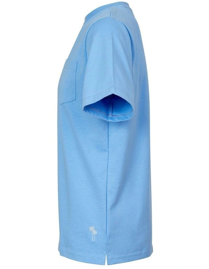 Mark Crew T-Shirt In Sky 6 Mark Crew T-Shirt In Sky - Image 6