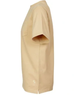 Mark Crew T-Shirt In Beige -Myer Clothing Shop 929268010 6 720x928