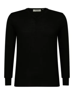 Merino V-Neck In Black -Myer Clothing Shop 929271520 4 720x928