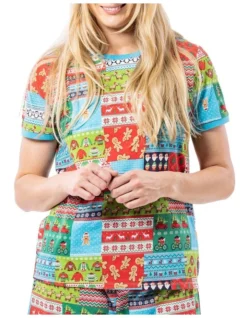 Wrapping Paper Fam Jams Cotton Printed Sleep Set Amd Bandana In Assorted -Myer Clothing Shop 929309500 3 1 720x928