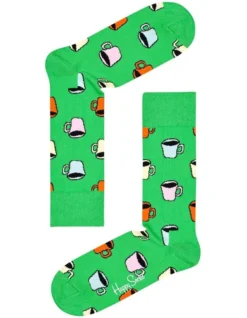 Happy Socks My Cuppa Socks In Green