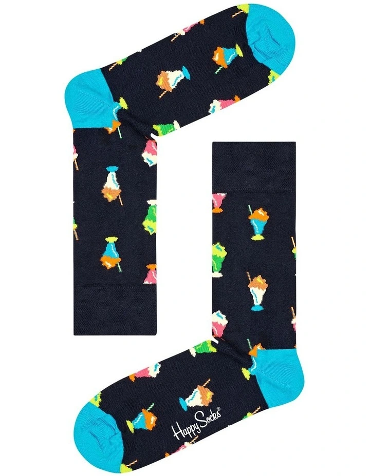 Happy Socks At The Diner Socks Gift Box 4 Pack In Multi 6 Happy Socks At The Diner Socks Gift Box 4 Pack In Multi - Image 6