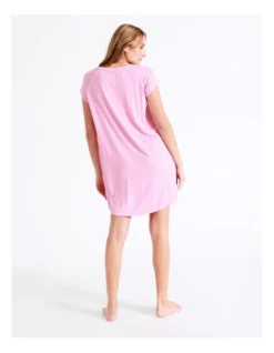 Chloe & Lola Bamboo Short Sleeve Nightie In Pink -Myer Clothing Shop 929422000 939067840 5 720x928