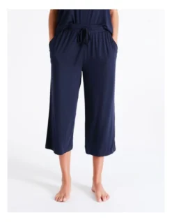 Chloe & Lola Bamboo 3/4 PJ Pant In Navy 8 Chloe & Lola Bamboo 3/4 PJ Pant In Navy -Myer Clothing Shop 929422360 929425870 3 720x928